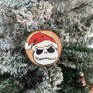 Disney Jack Skellington Custom Pinewood Ornament
